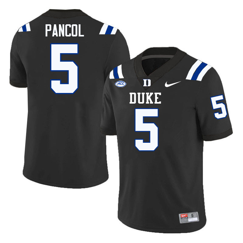 Eli Pancol Duke Jersey,Duke Blue Devils #5 Eli Pancol Jersey Youth College-Black